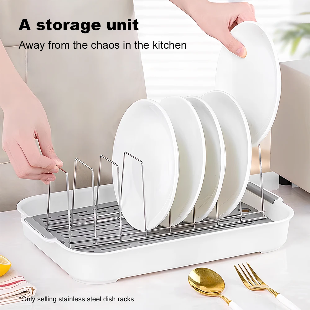 Bowl Plate Storage Rack Stainless Multilayer Kitchen Desktop Drain Shelves Tableware Drying Bracket Kitchen Organize Supplies