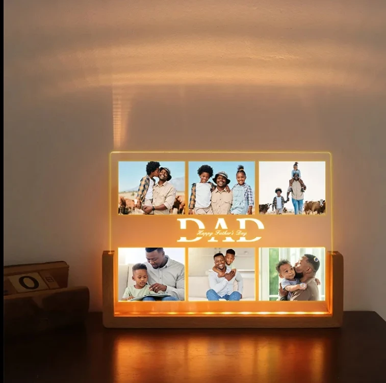 Base éclairée par LED en forme de U, présentoir multicolore réglable pour téléphone/tablette, Rechargeable par USB, Durable pour la décoration de la maison/magasin