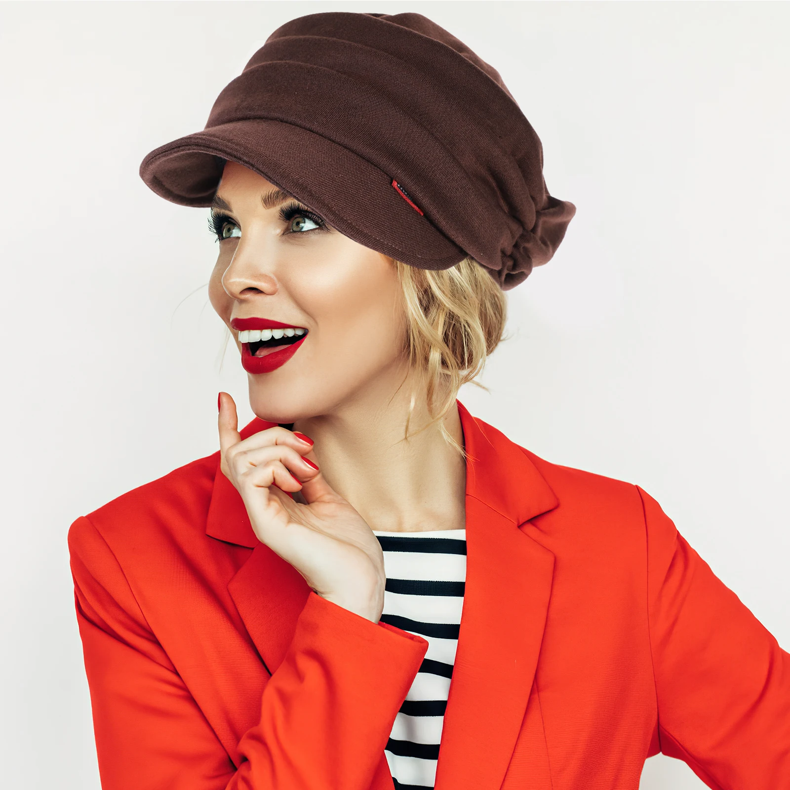 

Soft Brim Women Fashionable Peaked Hats Cloth Comfort Durable All Match Casual Caps Women Casual Caps Travel Work