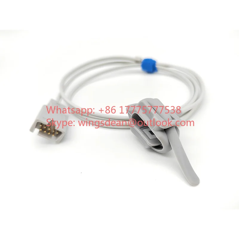 Reusable Spo2 Sensor Compatible for Masimo Rad-5 / 6 / 7 / 8 DB9 1m Long of SpO2 Sensor Cable