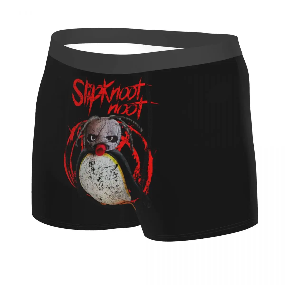 Custom Male Cool Cute Noot Noot Death Underwear Metal Penguin Pingu Boxer Briefs Breathable Shorts Panties Underpants