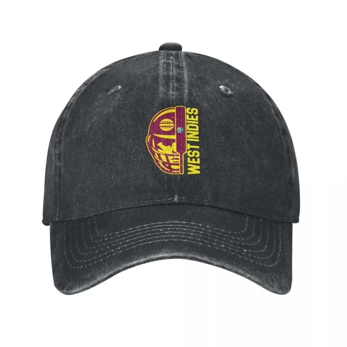 Cricket West Indies Fan Helmet Ball And Bat Design Baseball Cap Luxury Man Hat hats on offer sun caps Baseball For Men Women's