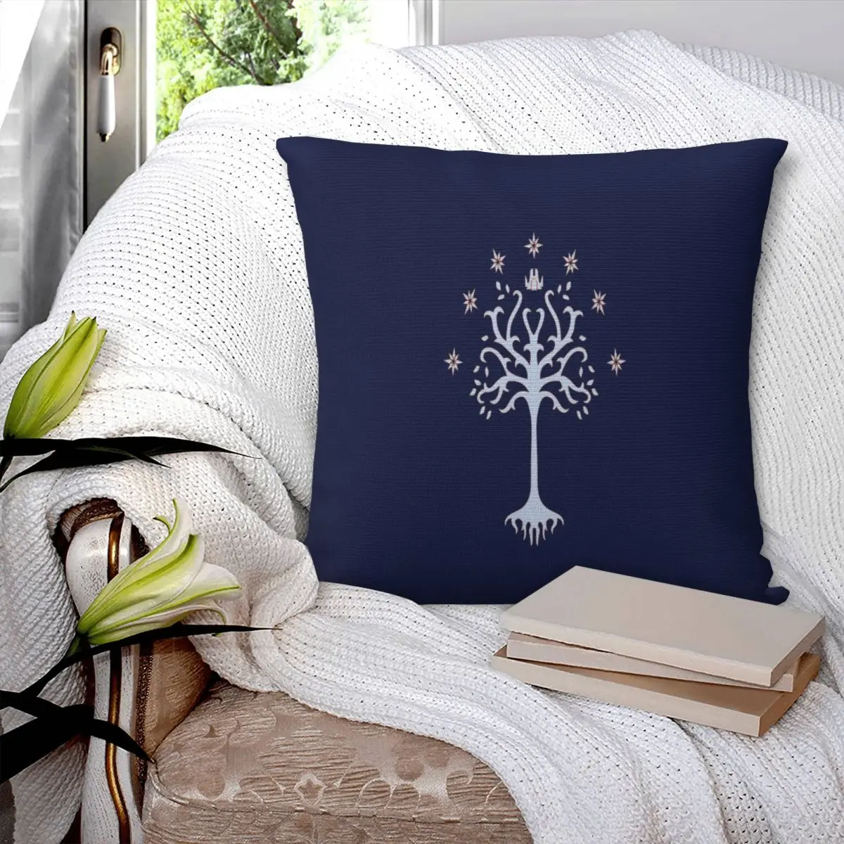 Gondor - Lotr 225 Pillowcase Cushion Sofa Bedroom Pillowcase Decorative Pillowcases Customizable