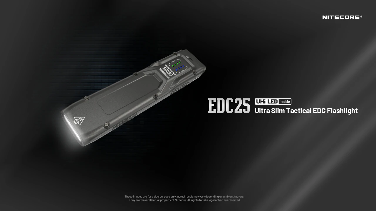 NITECORE EDC25 ไฟฉายบางเฉียบ 3000