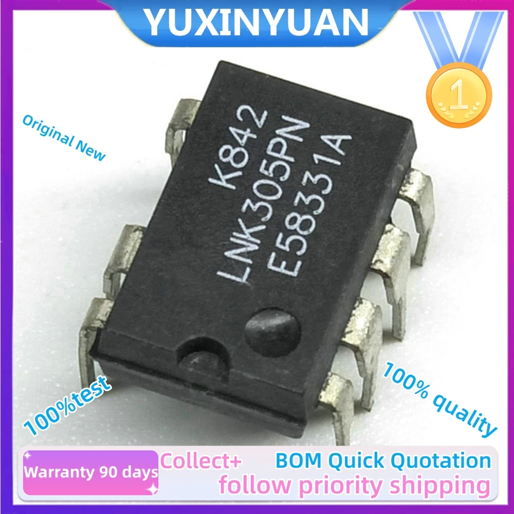 10PCS/lot   LNK305PN LNK305P LNK305 LCD  supply chip into 7feet Lowest Component Count, Energy Efficient Off-Line Switcher