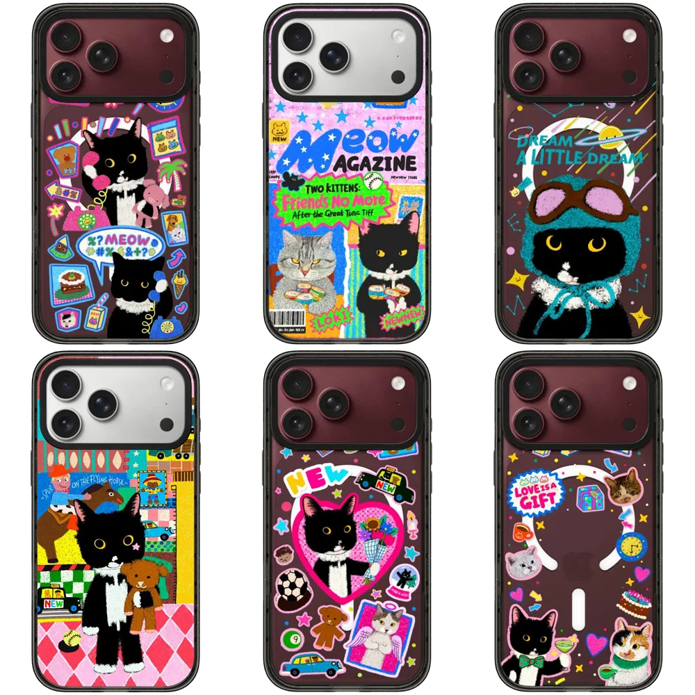 609165 Impact Black Border Magnetic Case: Compatible with IPhone 18 17 16 15 14 13 Pro Max 17 Air
