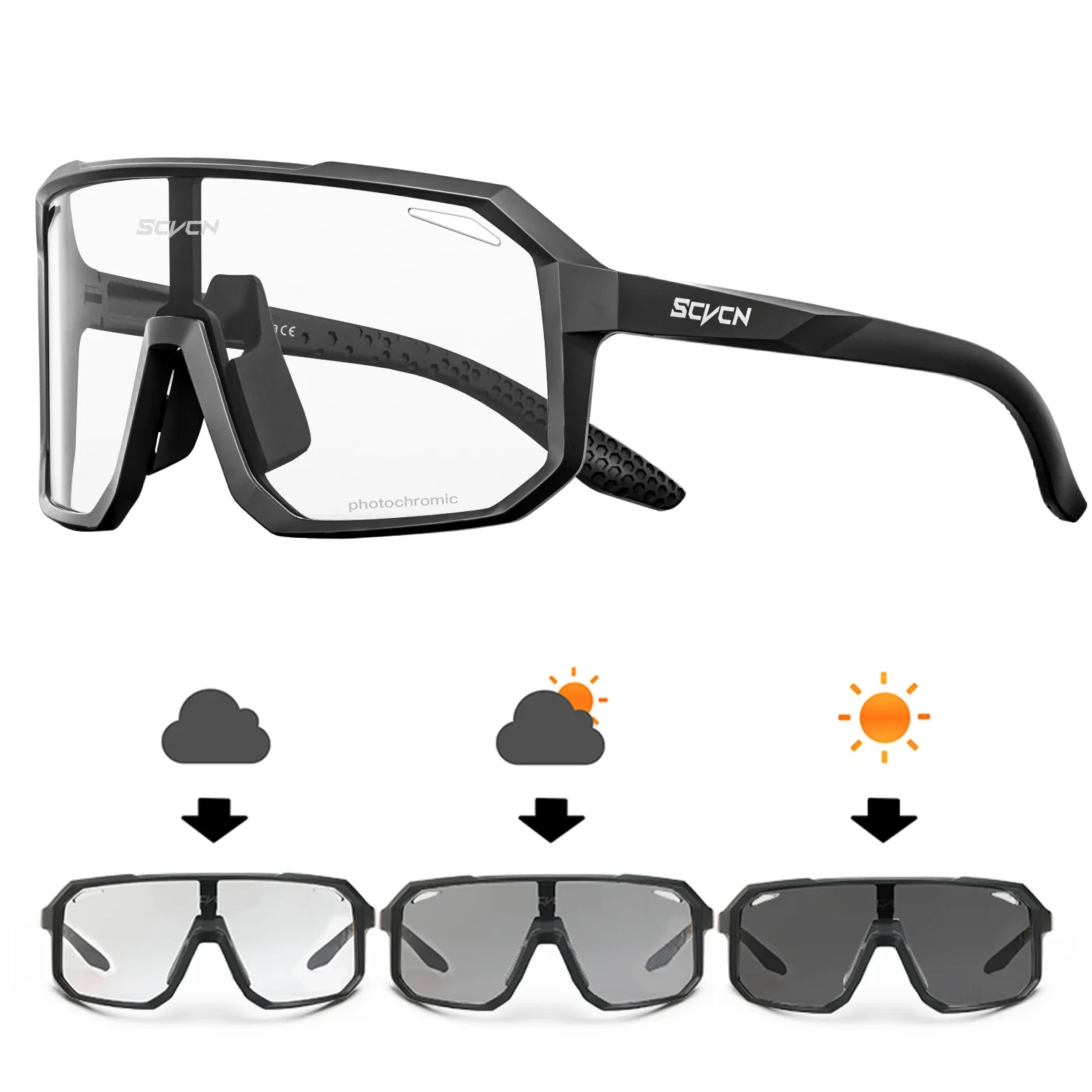 Photochrome Radfahren Sonnenbrille MTB Gläser Rennrad Radfahren UV400 Brille Männer Frauen Outdoor Fahrrad Sport Brillen Neue