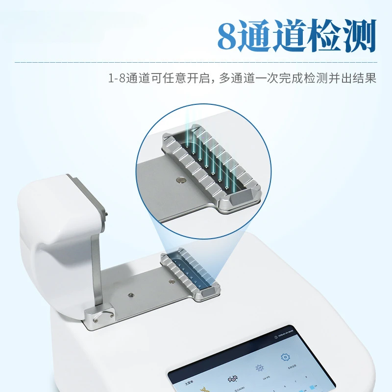 Multi-canal ultra micro espectrofotômetro, analisador ultravioleta proteína, ultravioleta