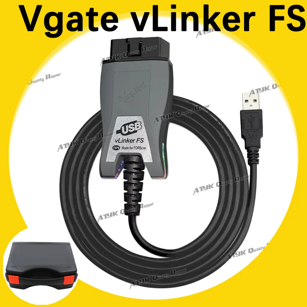 

Vgate Vlinker FS elm327 ELM 327 For Ford FORScan MS CAN/HS CAN obd2 scanner Diagnostic equipment Repair interface tuning cars