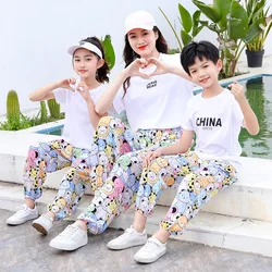 Children's Cotton Silk Anti-mosquito Summer Bloomers Leisure Trousers Girls Sports Pants