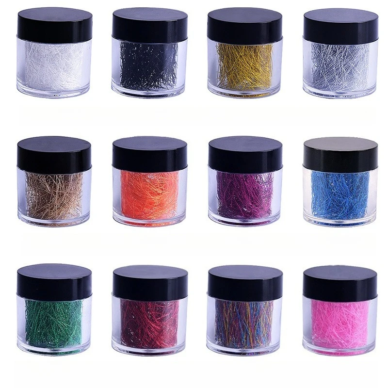 1set nail moon star ornaments, gold and silver thread flexible colorful lines for versatile nail surface decorative accessories