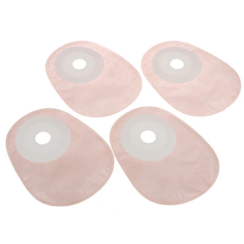 10Pcs  Portable One-piece System Colostomy Bags Disposable Ostomy Drainable Single Pouch