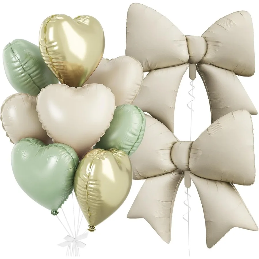 Sage Green Gold Hea…