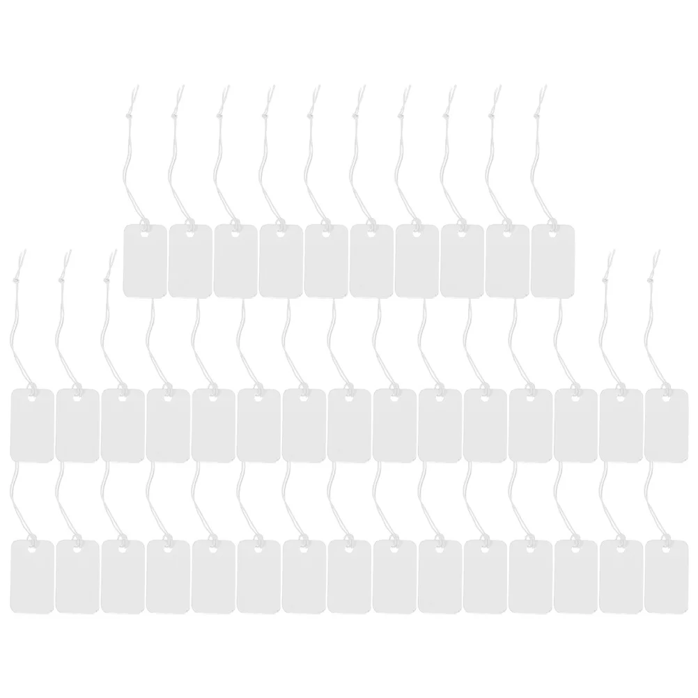 200Pcs Price Tag Blank Hangtag Premium Paper Material Practical for Jewelry and Handwriting Price Tag Hangtag Paper Label