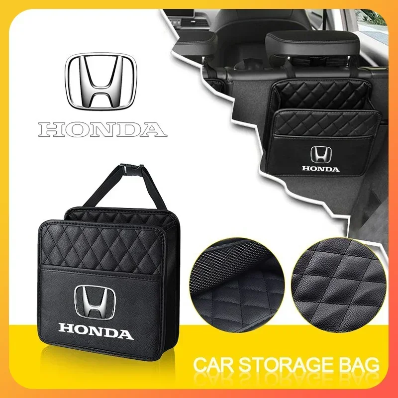 

Car Backseat Organizer Multifunction Leather Interior Hanging Storage Bag For Honda Civic Accord CRV HRV Fit Jazz City Odyssey