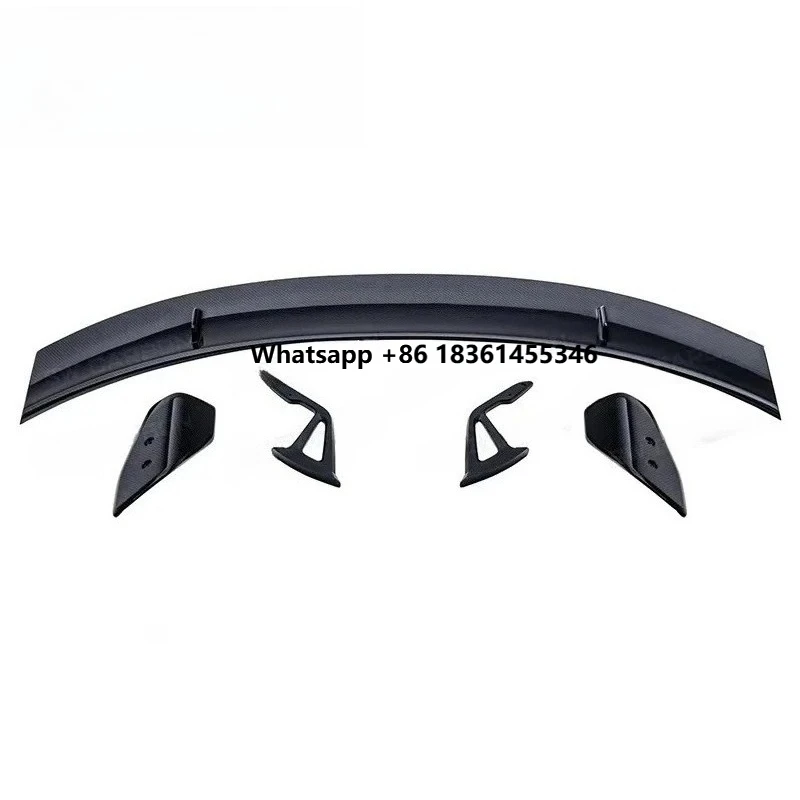 

For Supra GR MK5 A90 A91 Trunk Spoiler Splitter Aerodynamic Kit Carbon Fiber Supra A90 A-D AT-R2 Style Swan Neck Wing
