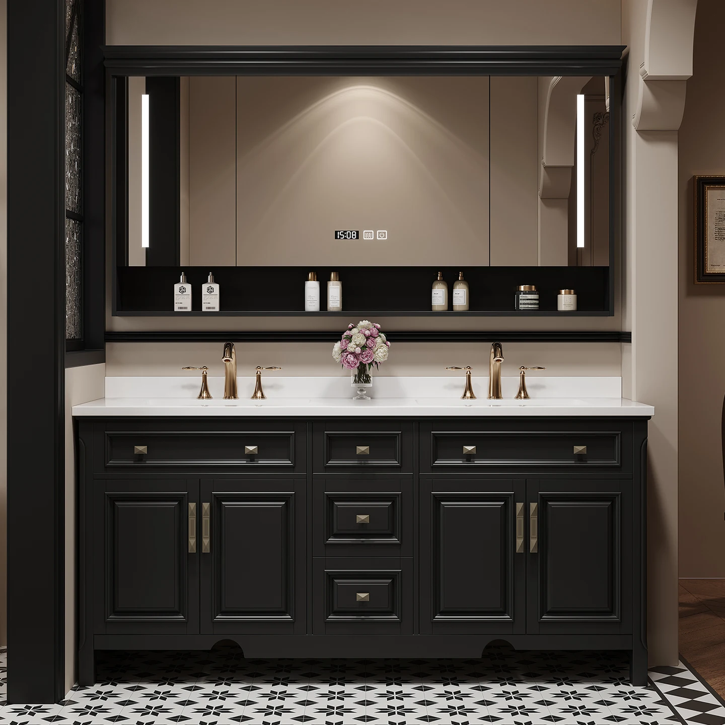 

Cupboard Storage Toilet Organizer Partitions Shelves Quality Modern Cupboard Floor Desgin Skincare Paper Archivadores Furniture