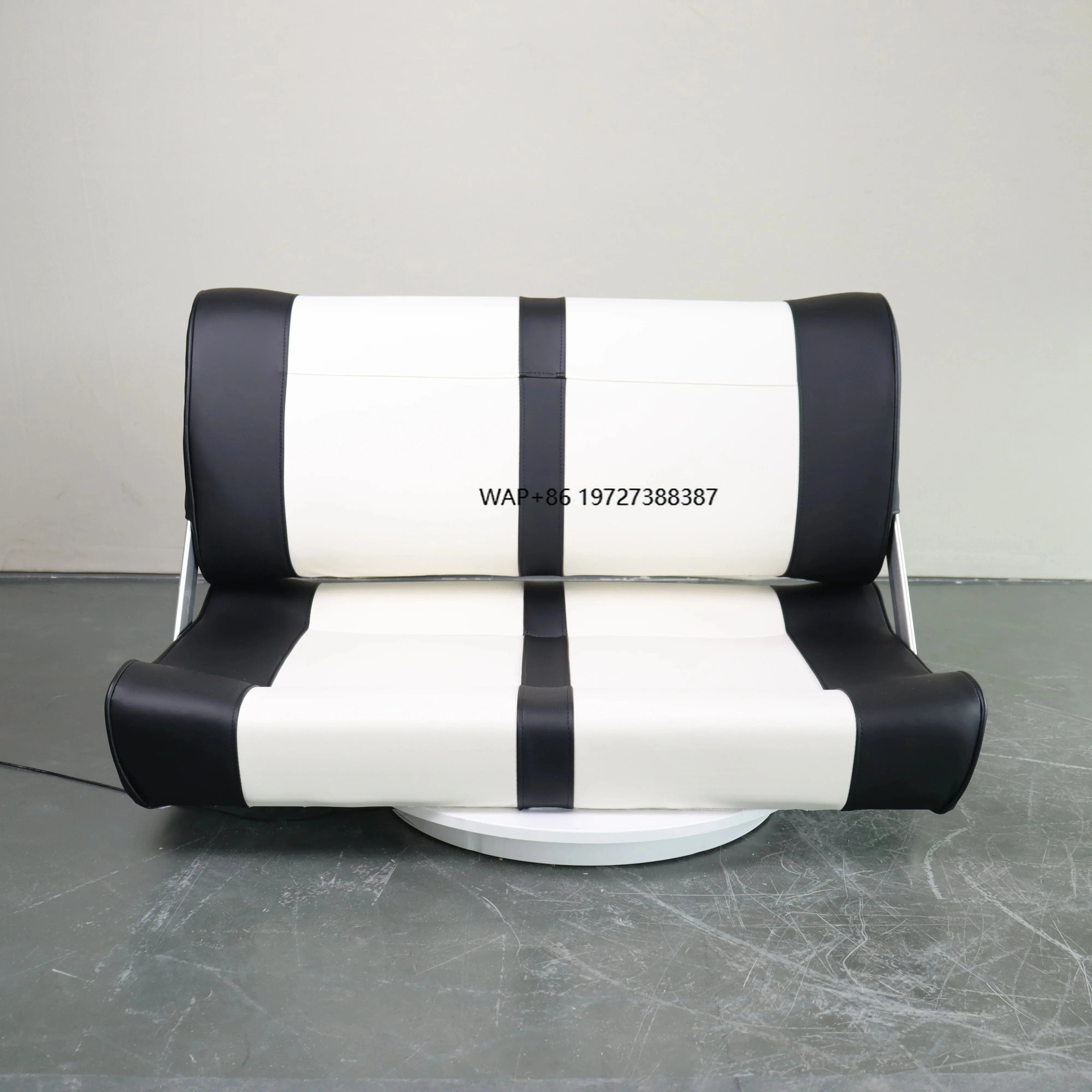 

Double Boat Seat Sailor Chair Customized Captain Chair Reversible Passenger Seat for Luxury Boat Yacht Pistons
