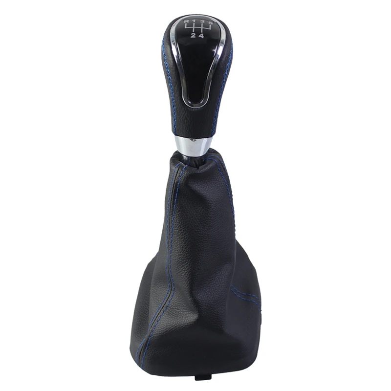 Super Sale For Lada VAZ 2113/2114/2115 Manual 5 Speed Car Stick Gear Shift Knob Lever HandBall Blue Line
