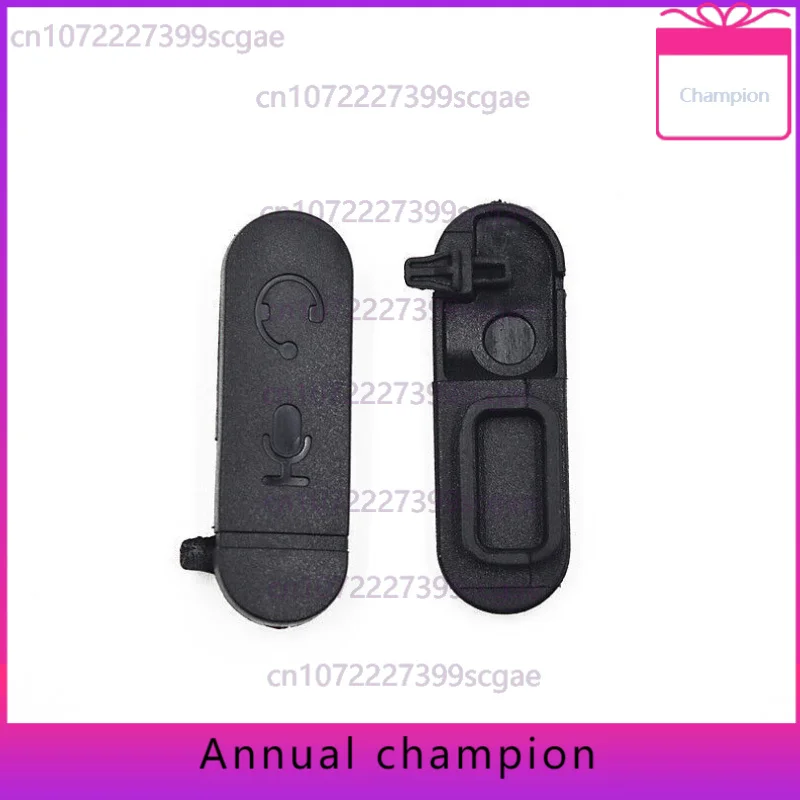 10pcs Audio Jack Dust Cap Cover for Motorola XiR P3688 DEP450 DP1400 Radio