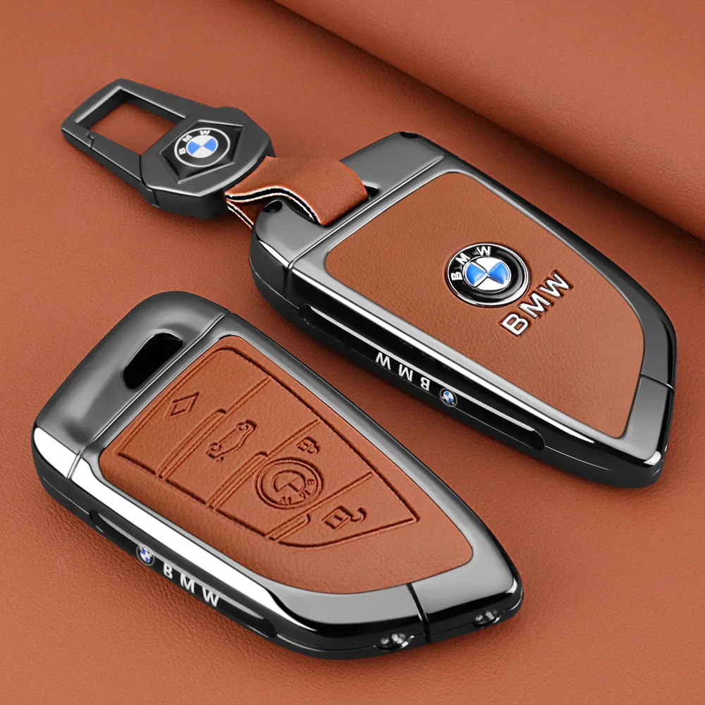 New Zinc Alloy Car Smart Remote Key Case Cover For BMW 1 3 7 Series X1 X3 X5 X6 X7 F20 F15 F16 F48 G20 G30 G01 G02 G05 G11 G32 view 5