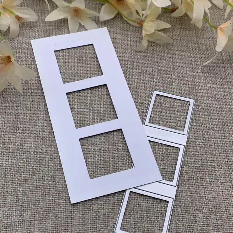 Square window frame Metal Cutting Dies Stencils For DIY Scrapbooking Decorative Embossing Handcraft Die Cutting Template