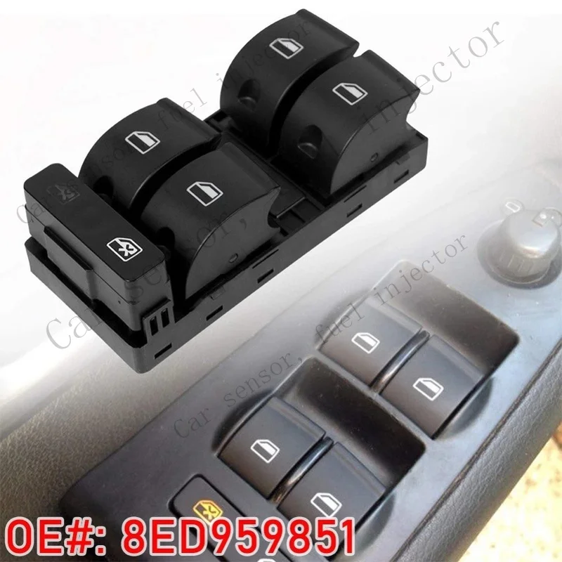 Q+ FOR Car Power Window Switch for For A4 B6 B7 2002 2008 OEM Plastic Replacement