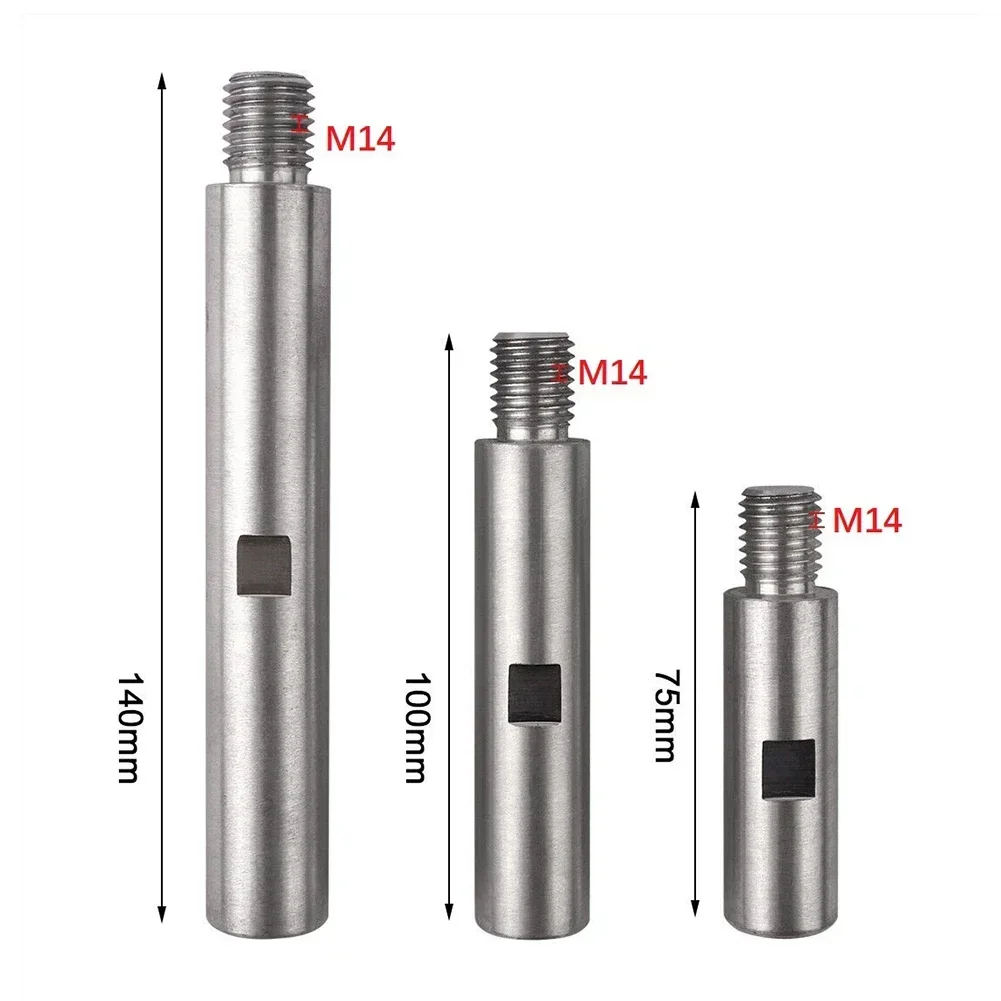 Liga de Alumínio Biela Rod Adaptador Rod Fácil Instalação Eixo de Extensão 100 mm 140 mm 75 mm