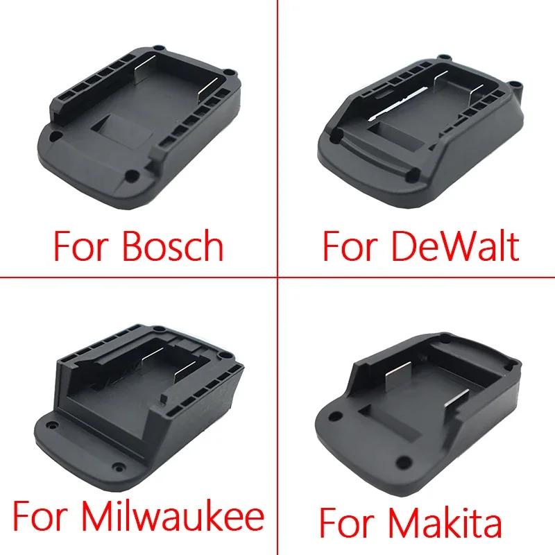 DIY Adaptador Conversor Base, Cabeça de Carregamento, Shell para Makita, DeWalt, Bosch, Milwaukee, 18V Bateria De Lítio, Conector