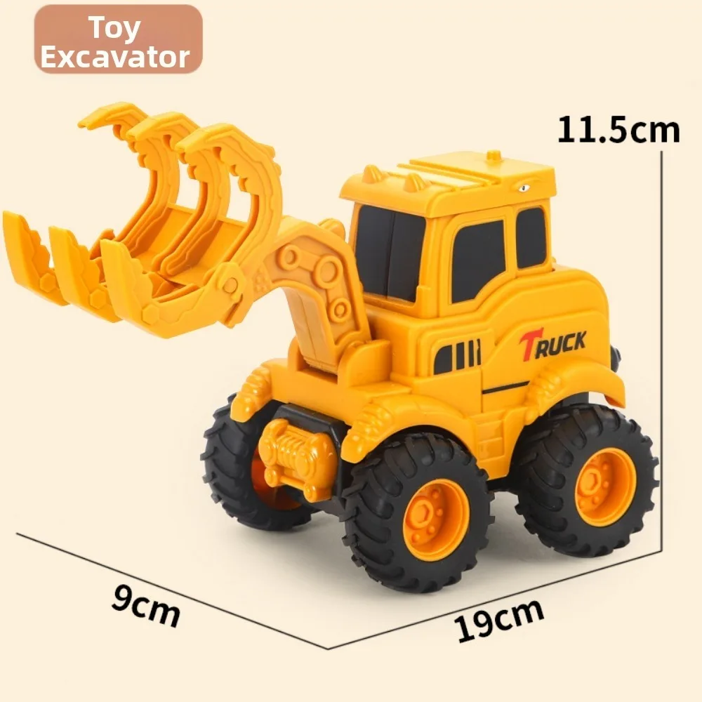 

New Glide Way Press Inertia Forward Inertial Driving Trucks Plastic 4 Styles Beach Digger Bulldozer Tipper