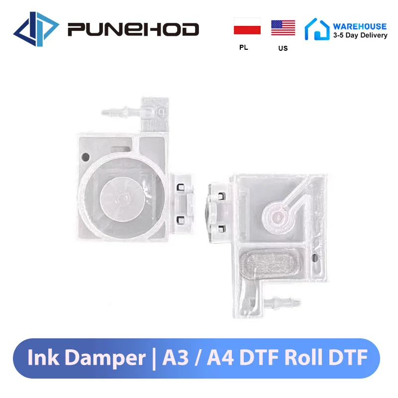 Punehod 4Pc 6Pc Ink Damper Filter for DTF Printer A3 A4 Epson R1390 L1800 L800 L805 Ink Damper