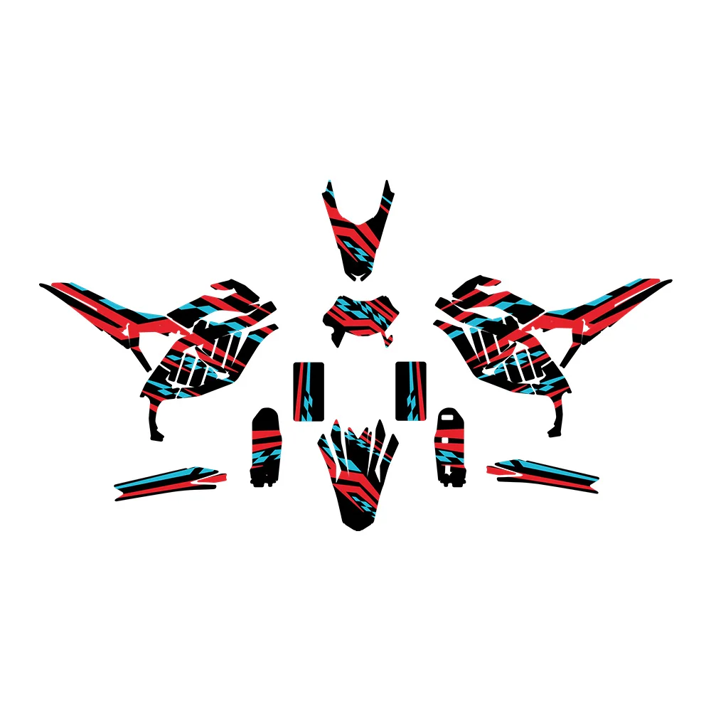 AliExpress NONE Thickened Motocross Fairing Graphics Background Decals Dirt Bike Sticker Kit Fit for SUR-RON Surron Ultra Bee 2023 2024 2025