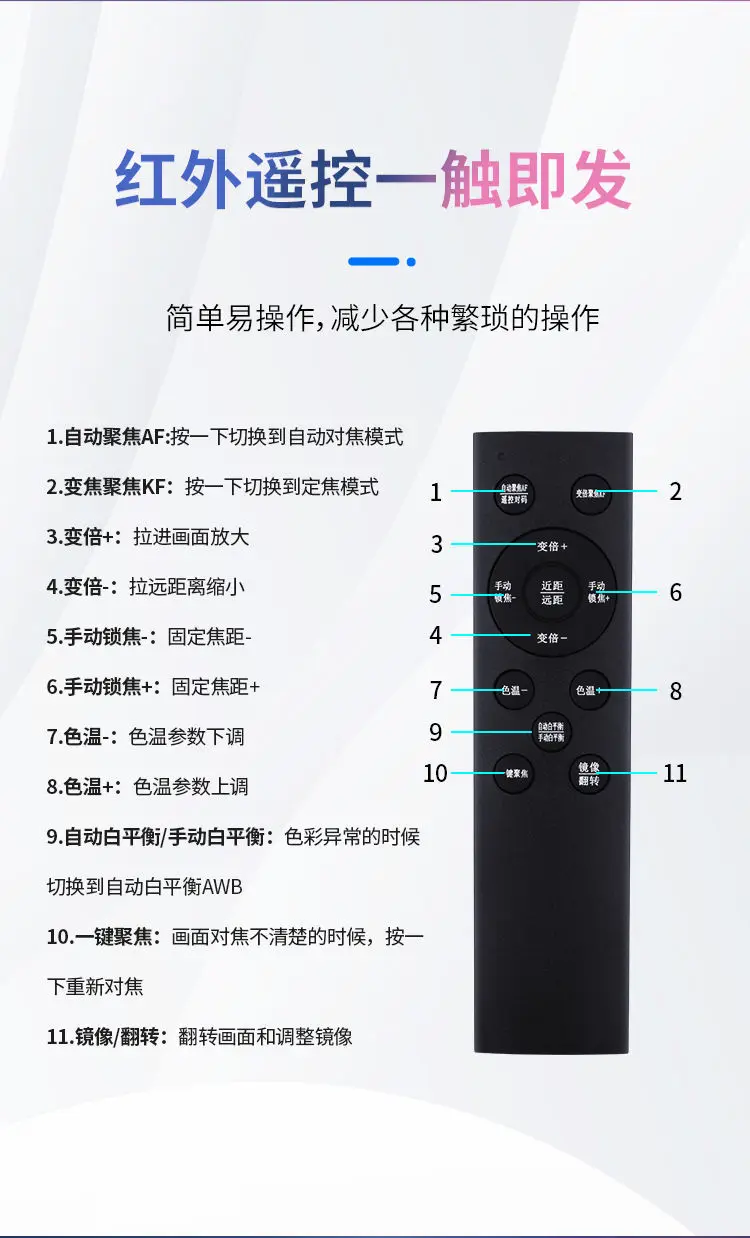 Live cam, ultra-clear 4Kbeay zoom shake audio & video number live broadcast