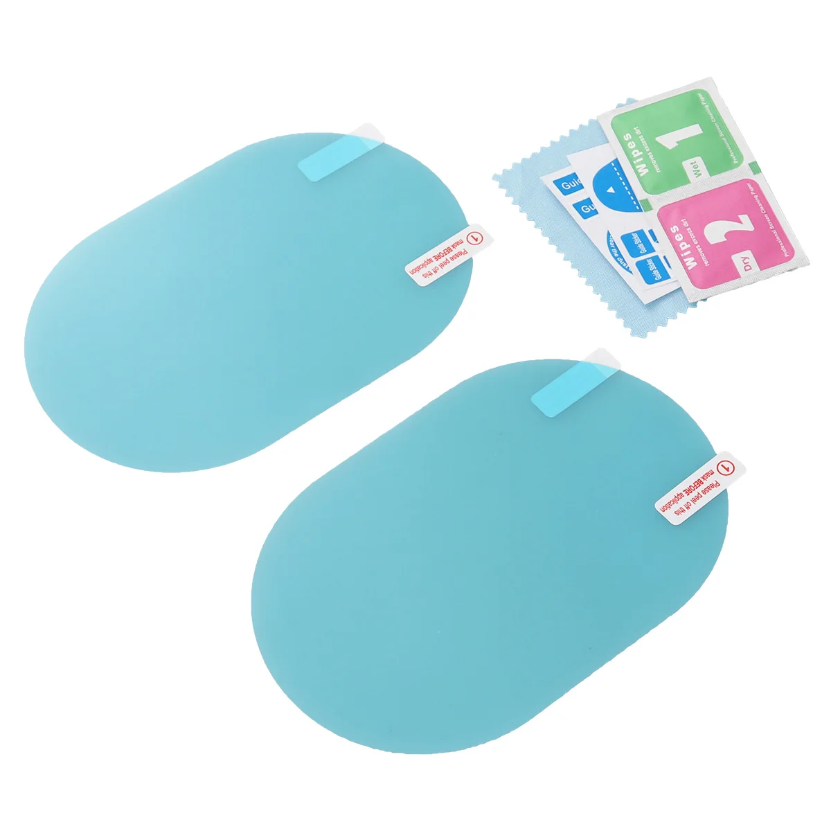 

2 pcs Car Rearview Mirror Film Waterproof Protective Hydrophobic Nano Coating Safety Driving Clear Sight Rainy Days