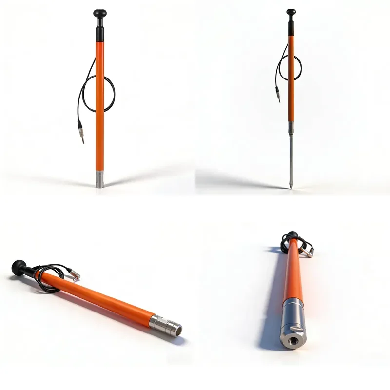 TS150 Telescopic Test Rod Ground Leak Microphone Extendable Rod for Valve Chamber, Fire Hydrant Deep Pipe Listening