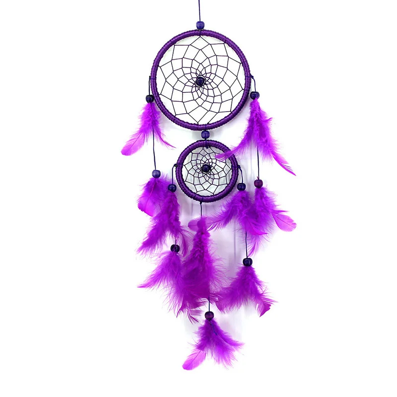 Dream Catcher Room Decor Feather Weaving Catching Up The Dream Angle Dreamcatcher Wind Chimes Indian Style Religious Mascot