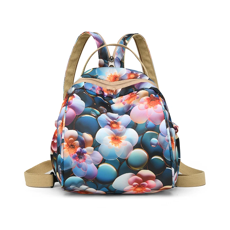 

New women's waterproof backpack Fashion nylon travel backpack Multi-functional Printed backpack para viaje 백팩 sac a dos