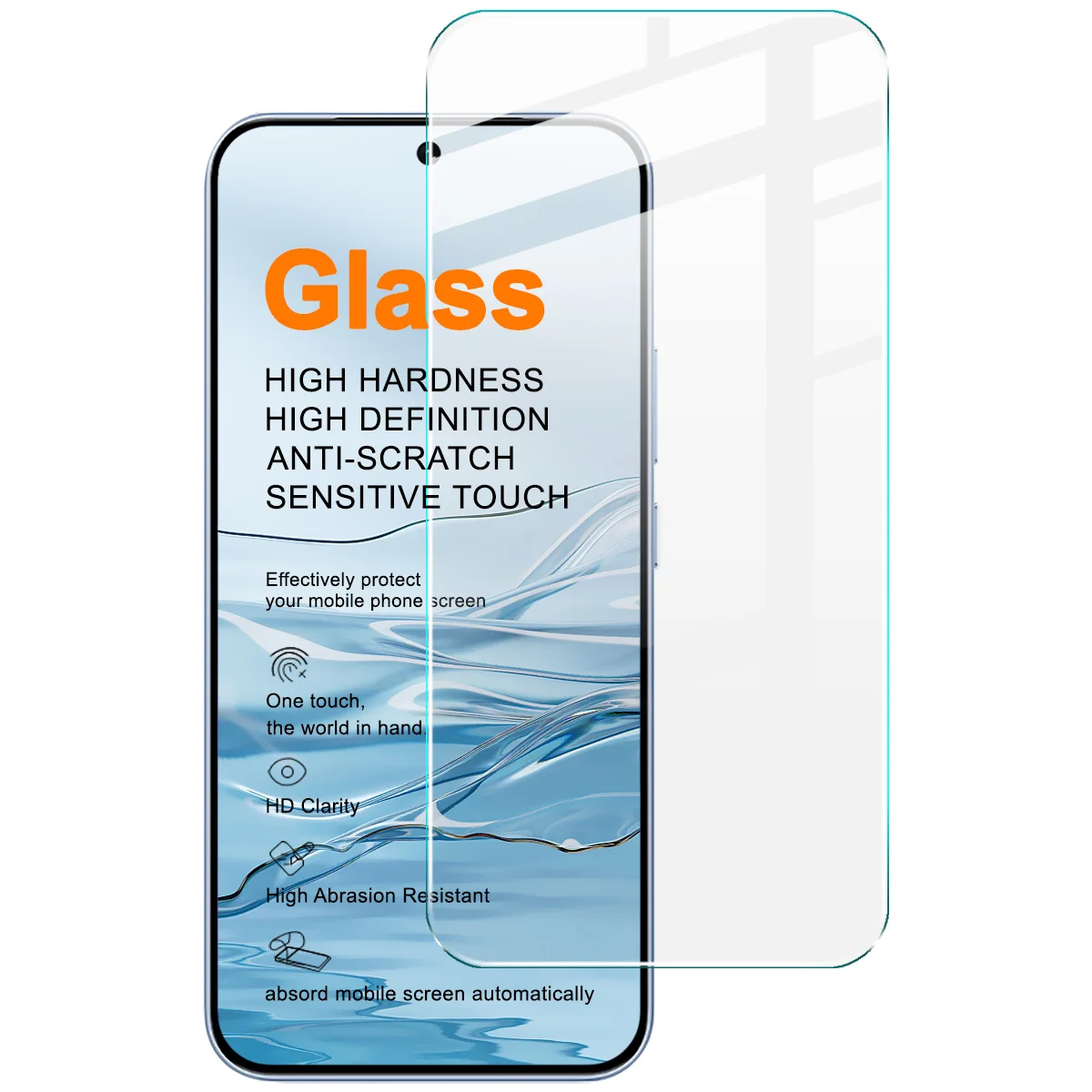 

IMAK H Tempered Glass for iQOO Z11 5G Screen Protector Film Support Fingerprint