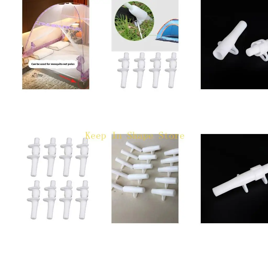 

U1JC 10 лотов, опоры для палаток для кемпинга, универсальные шарнирные фитинги для палаток, защелкивающиеся соединители