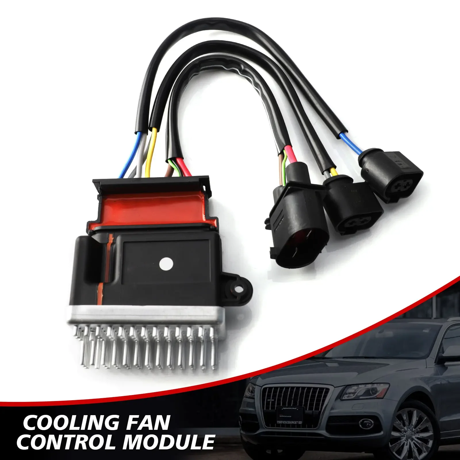 New Engine Cooling Fan Control Module for Audi 2009-2016 A4 A5 A6 Q3 Q5 A7 RSQ3 8K0959501G