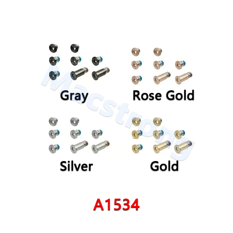 New Bottom Case Screws For MacBook Air A1932 A2179 A2337 A1534 A2941 Bottom shell Replacement Screw Gold Silver Gray Rose Gold