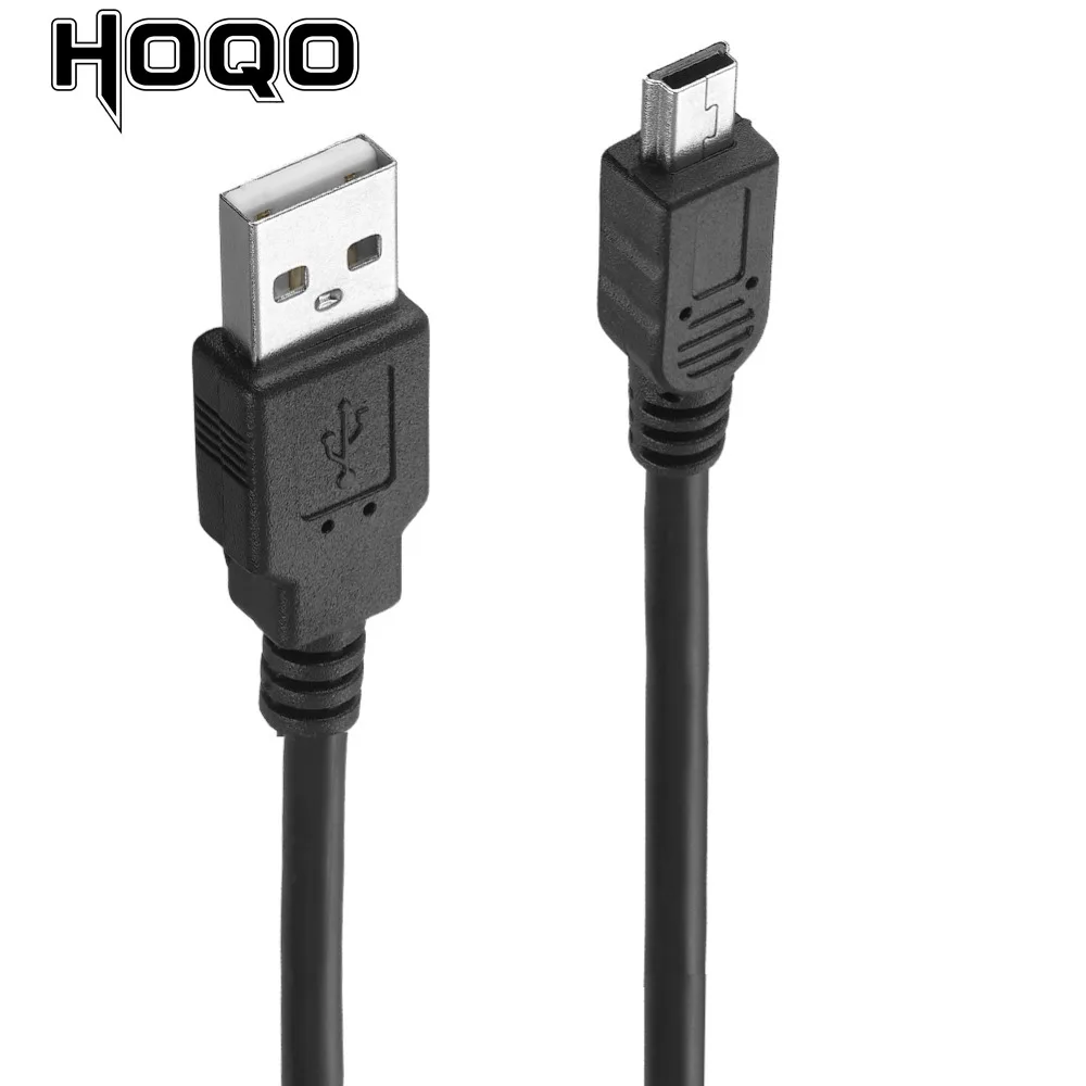 USB 2.0 Tipo A Macho para Mini 5P Cabo Masculino, trançado, Folha de Blindagem, 3m, 5m, adequado para a condução Gravador