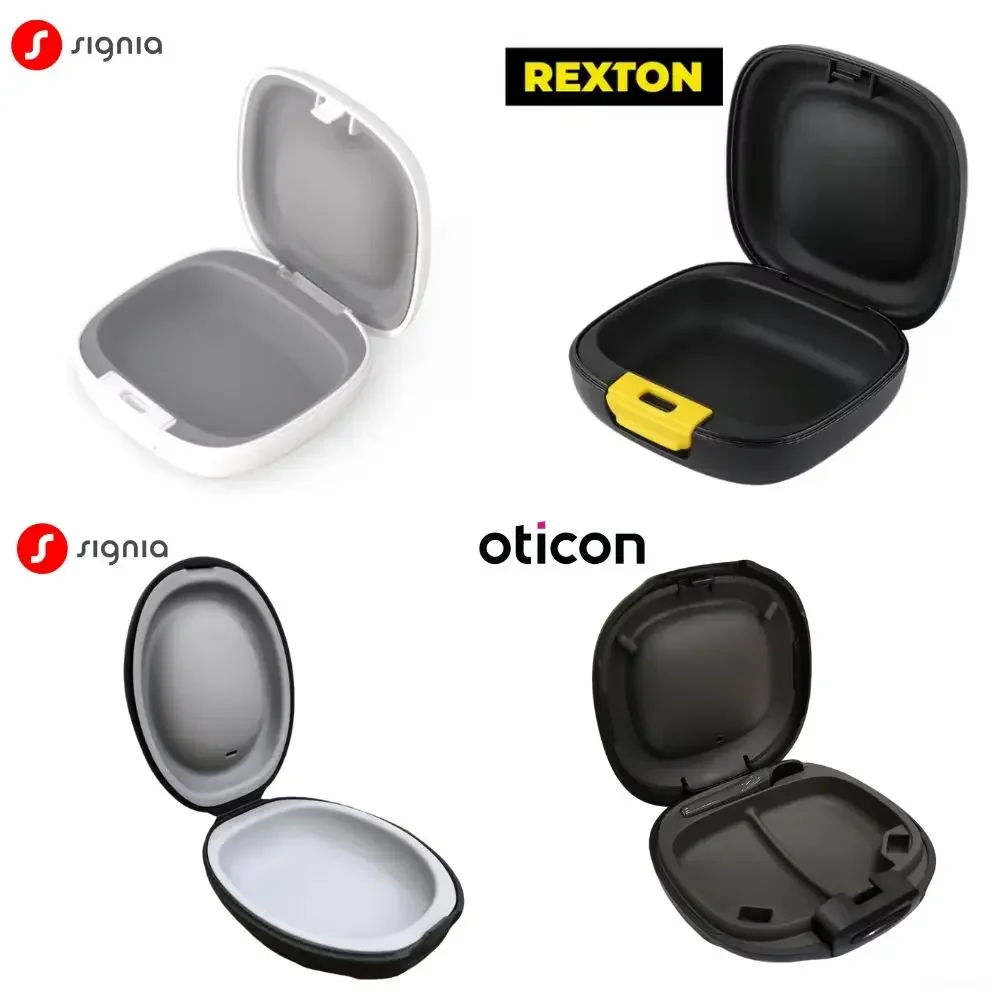 

Signia Rexton Oticon Hearing Aid Case 1pcs- Portable Shockproof Drop-Proof Protective Cover, Compact Storage for Home & Outdoor