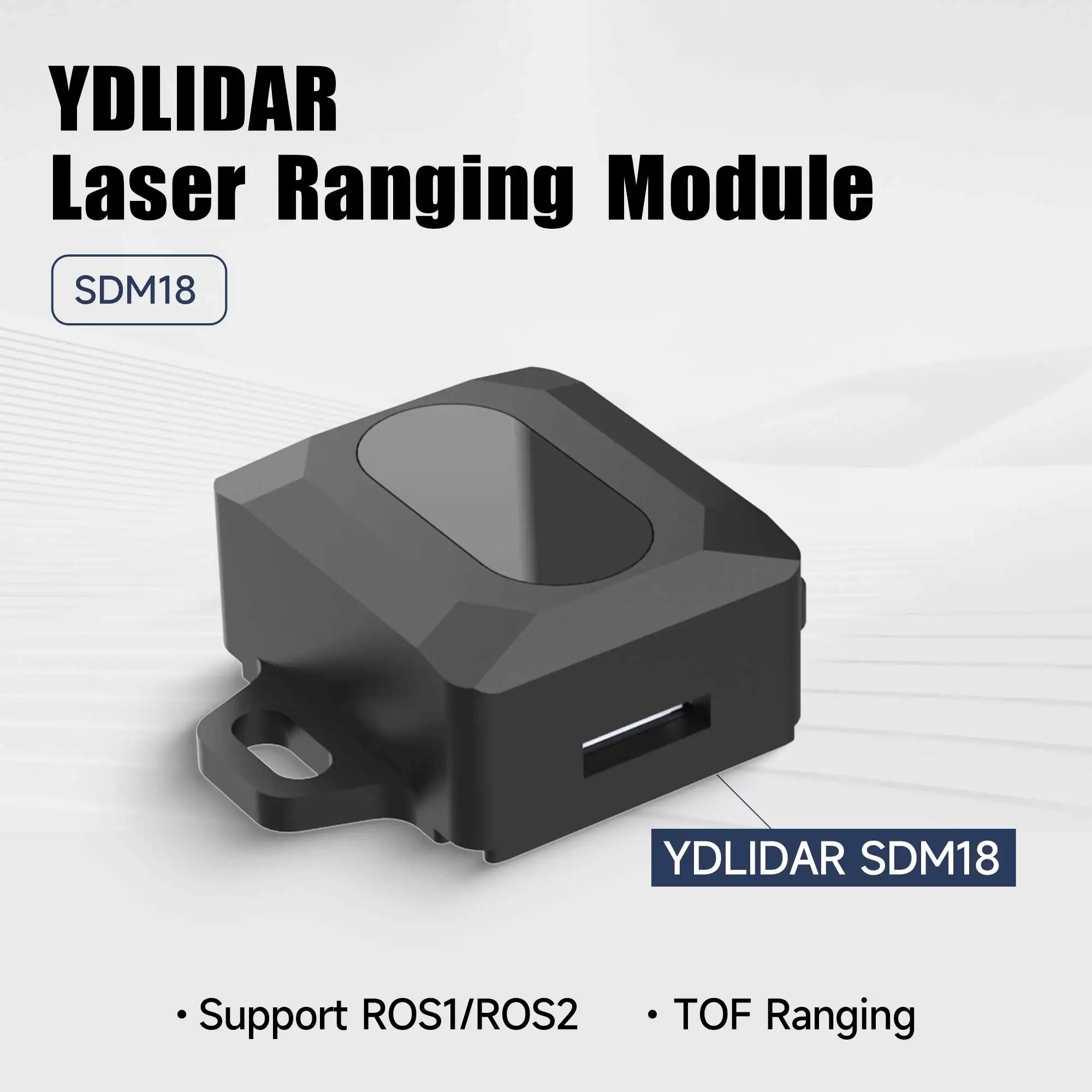 

Laser Ranging TOF Radar Sensor Module Obstacle Avoiding YDLIDAR SDM18 High-precision Anti-Glare For DIY Robot Support ROS ROS2