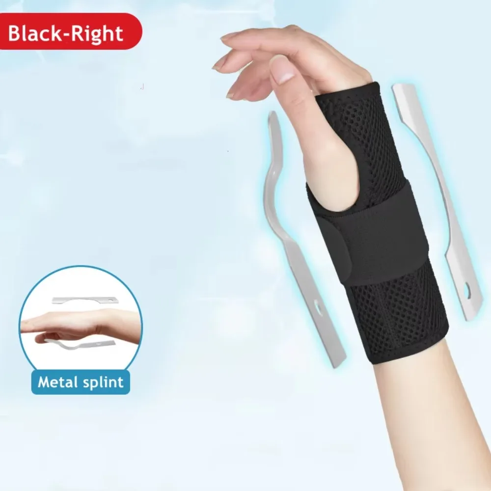 Ergonomic Thumb Sleeve Wrist Brace Tendinitis Flexible Splint Elastic Wrist Guard Adjustable Breathable Pressurized Wrist Pad