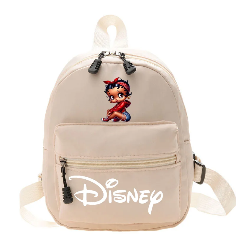 kawaii Betties Disney Children's Mini Backpack Fashion Solid Color Small Simple Casual Traveling Back To School Kids Schoolbag