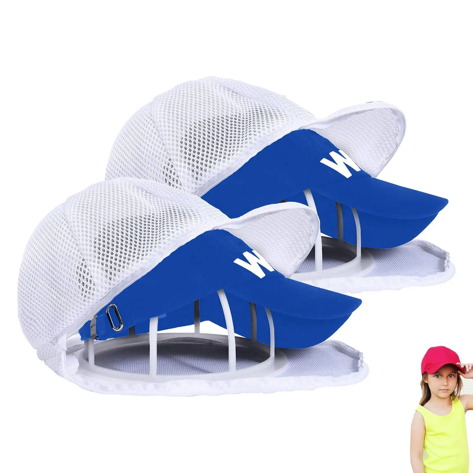 Hat Laundry Bag Anti Deformation Baseball Cap Washing Hat Cage Protector Hat Shaper Washing Machine Baseball Capwasher