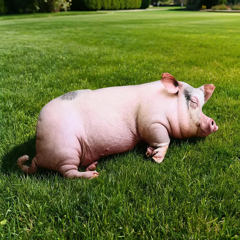 New Cute Simulated Pig Plush Toys Kawaii Puppy Pig Doll Soft Simulation Plush Pillow Room Decor Soothing Companion Birthday Gift