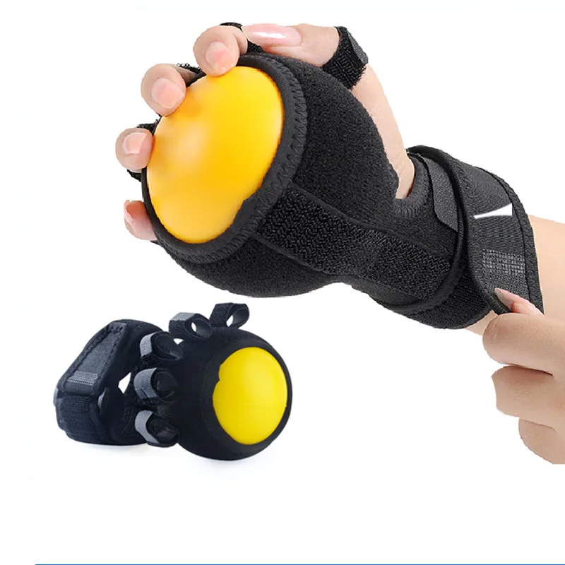 Einstellbare Finger Greifer Power Training Ball-Hand Grip Ball Übung Hemiplegie Kraft RehabilitationTool Medizinische Schiene