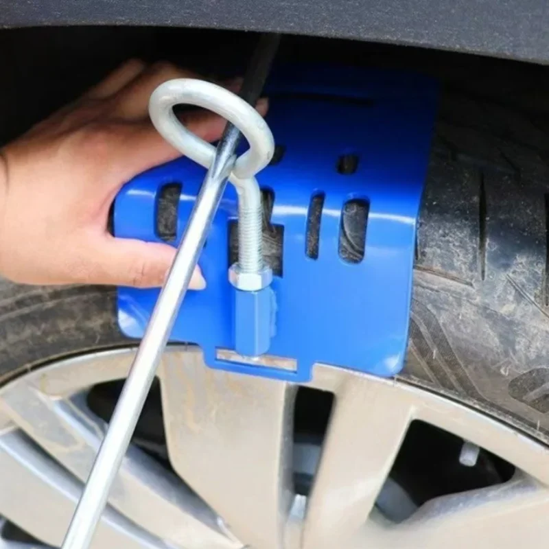 Auto PDR Dent Repair Tire Mount Bracket, Car Body Shaping Pry Bar Support Base, No Paint No Sheet Metal Dent Fix Tool Holder